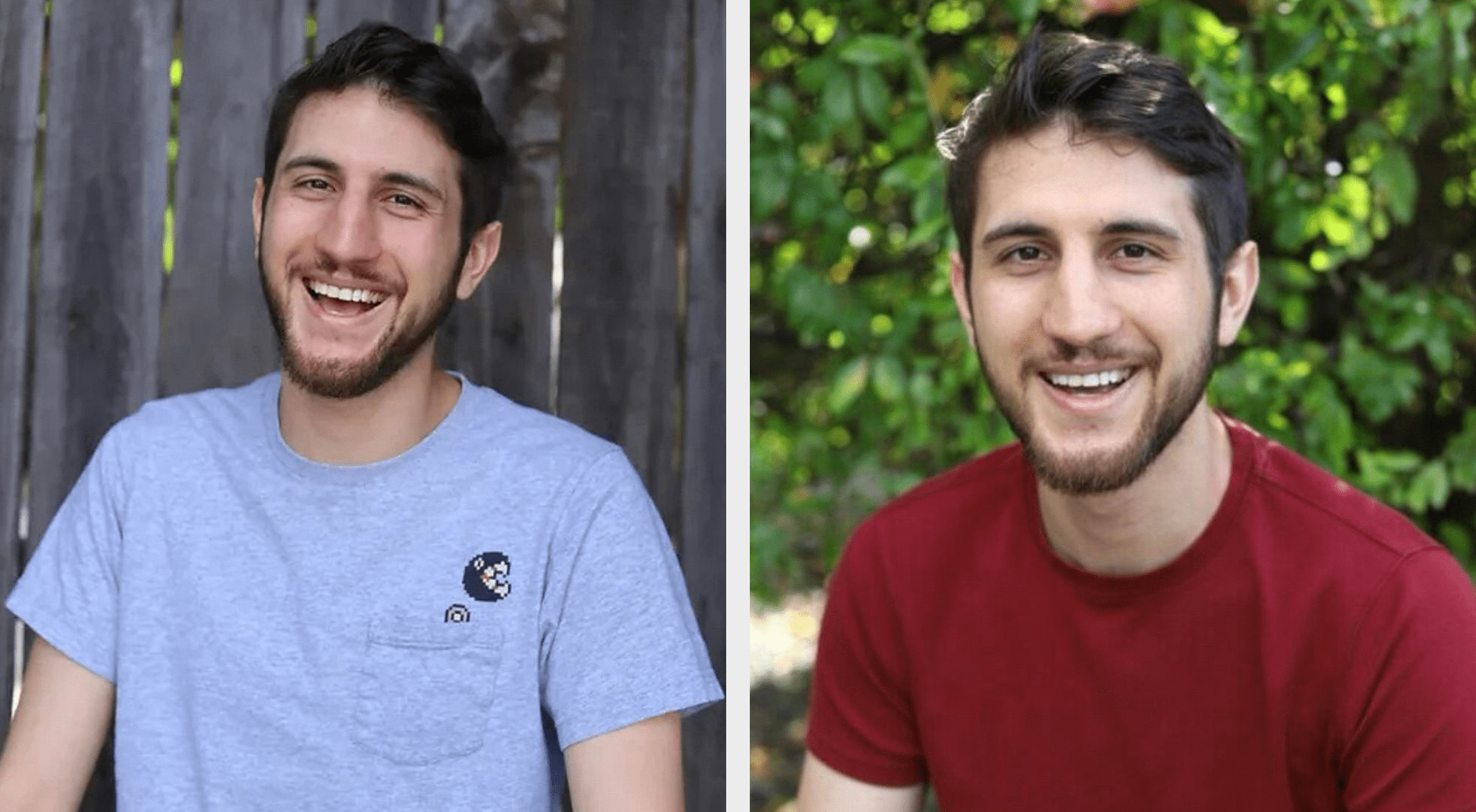 Mario and Luigi's new voice actor, Kevin Afghani, looks handsome and smiley in two headshots that have been doing the rounds online.
